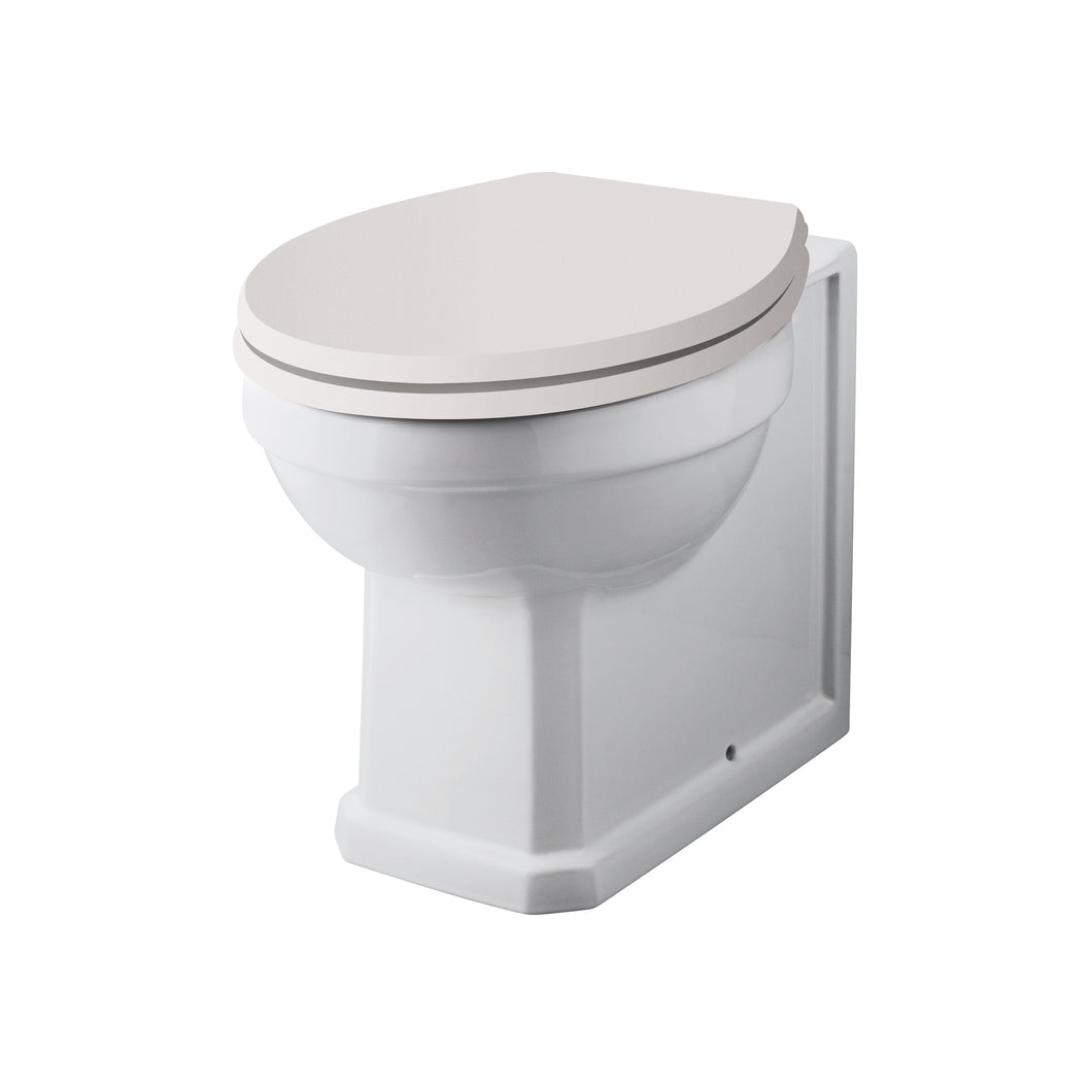 Freshwater Traditional WC BTW Toilet with Soft Close Seat