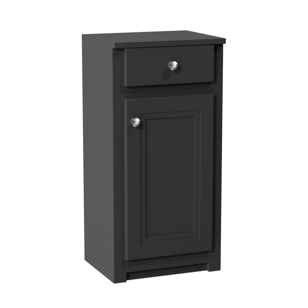 Freshwater - Classica Traditional 400mm  Drawer Vanity Unit  - Charcoal Grey