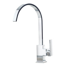 Load image into Gallery viewer, Vares-A &#39;Valentino&#39; Chrome Single Lever Flat Neck Monobloc Kitchen Sink Taps
