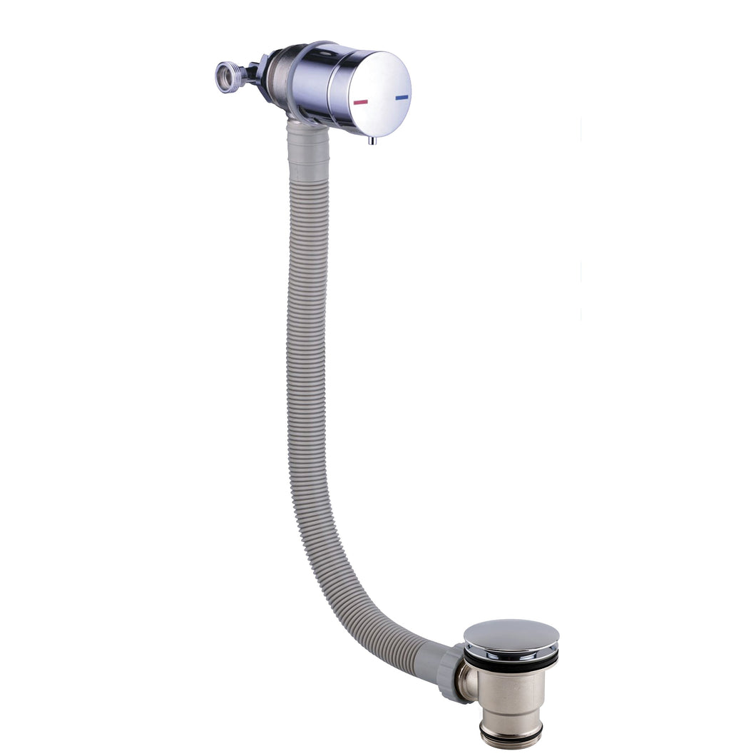 Desire Minimalist Bath Filler and Overflow All in One - Chrome