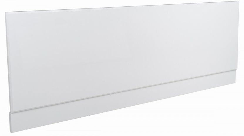 Vares-A 100% Waterproof Solid Acrylic Bath Front Panel 1800 x 480mm White Gloss