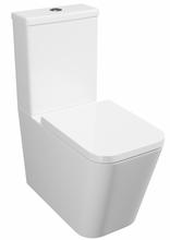 Load image into Gallery viewer, Genoa Square Flush to Wall Rimless Toilet with Soft Close Seat
